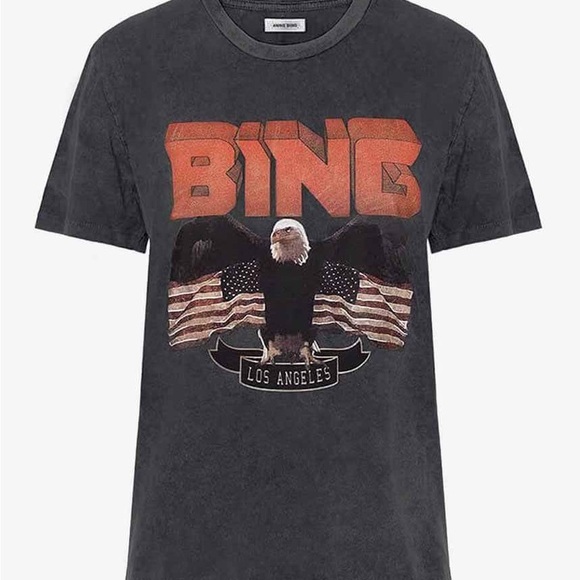 Anine Bing Graphic T-Shirt with Eagle - Picture 2 of 4